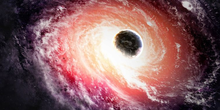 will the earth go into a black hole